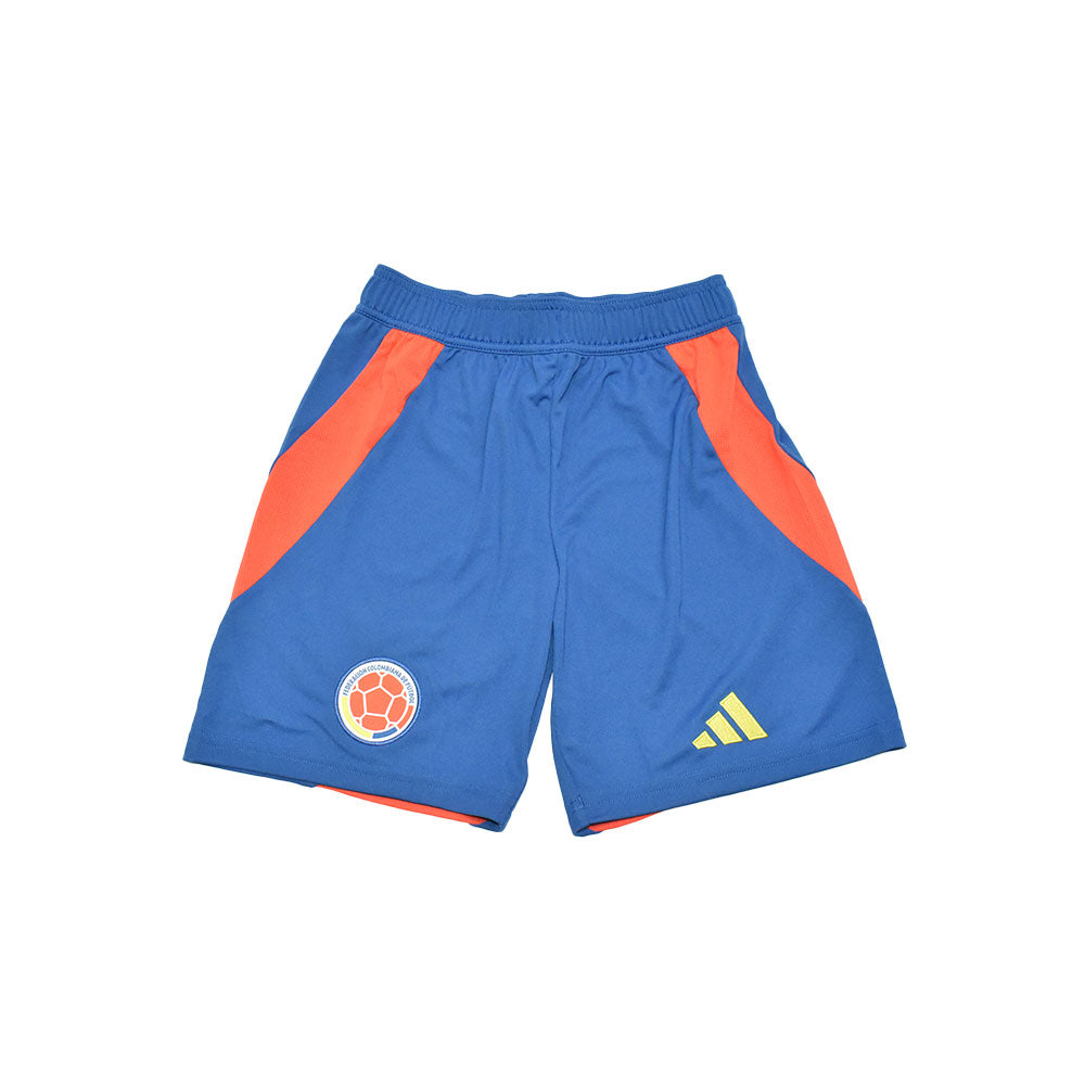 Pantaloneta Hombre adidas Seleccion Colombia 24 - Azul-Naranja