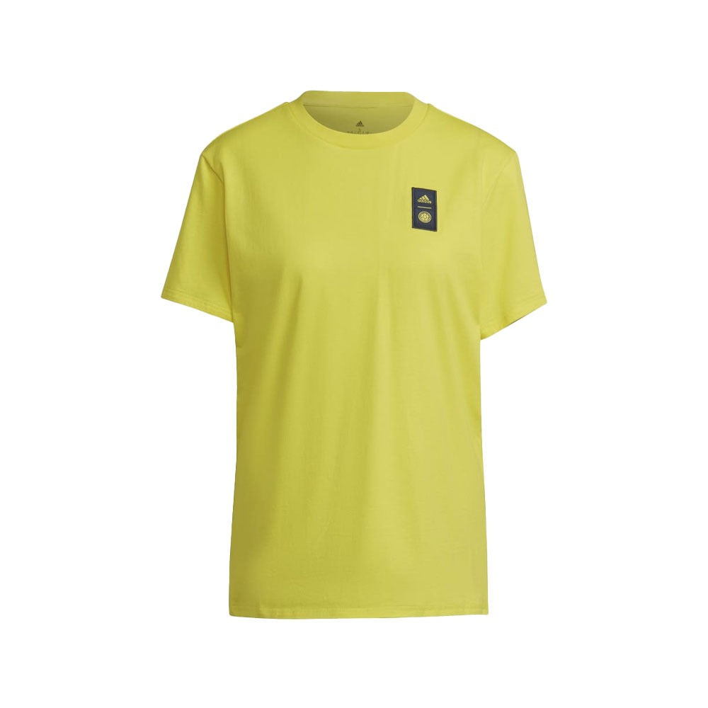 Camiseta Soccer Adidas Fcf Wmn Tee - Amarillo